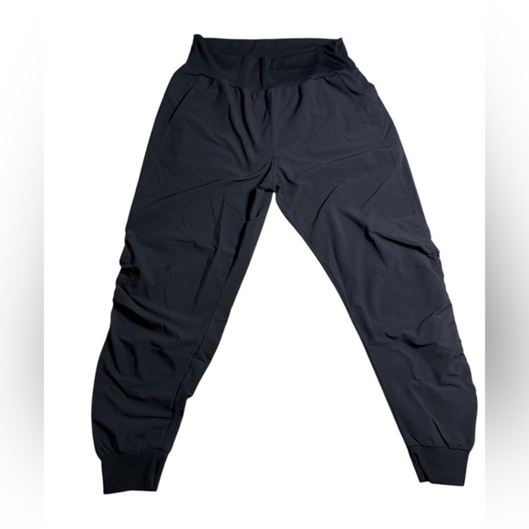 Zella Black High Waist Jogger Pants Size Medium | Comfy Stretch Lounge - Picture 1 of 3